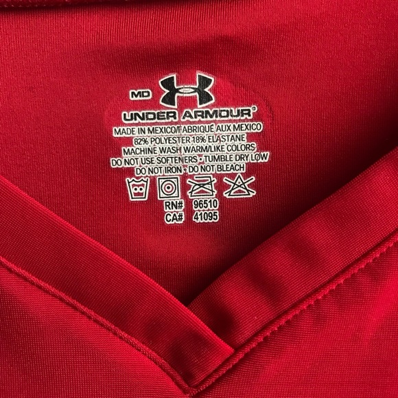 Red thermal long sleeve shirt - Picture 3 of 3